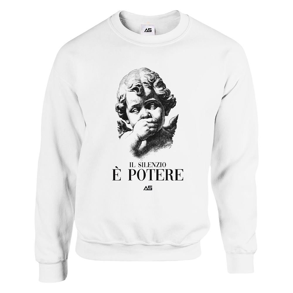 Sweatshirt silenzio è potere